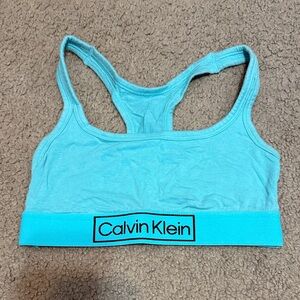 Calvin Klein Turquoise Sports Bra